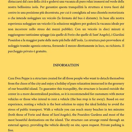 Appartamenti Ischia Casa Don Peppe Forio di Ischia Exterior foto