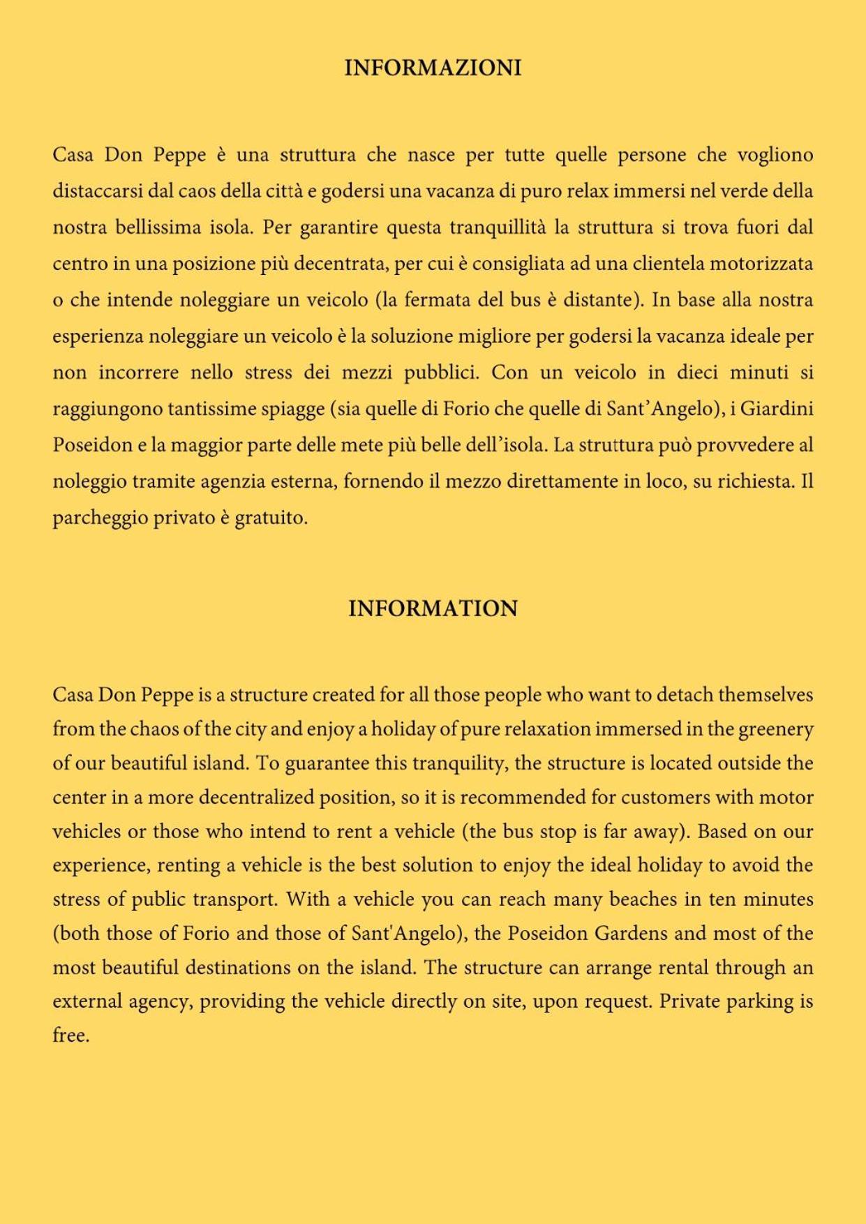 Ischia Casa Don Peppe * Forio (Isola d'Ischia)